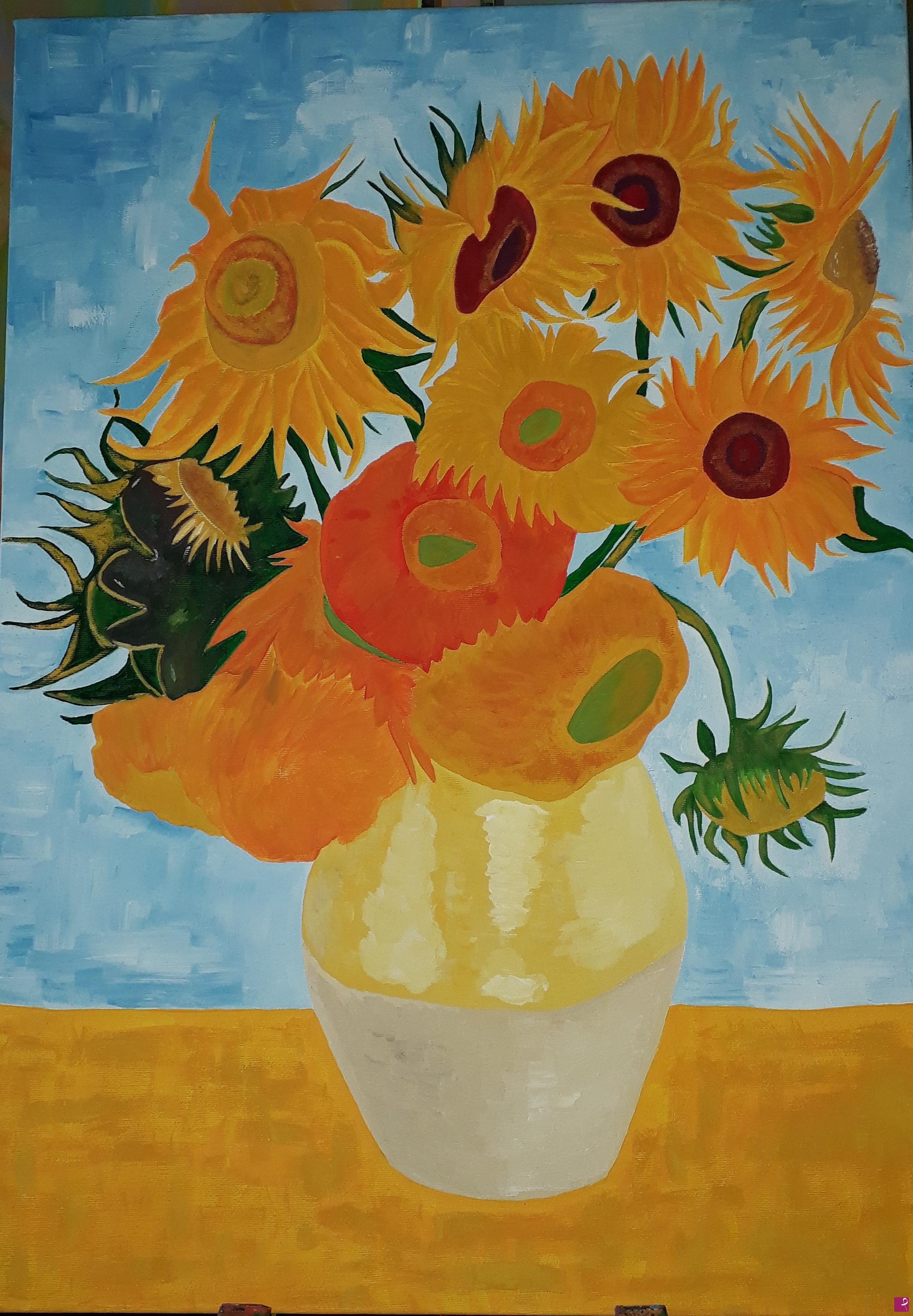 quadri in vendita online - girasoli