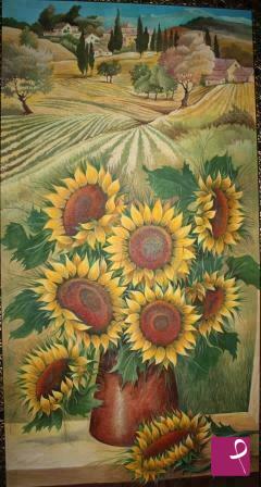 quadri in vendita online - girasoli
