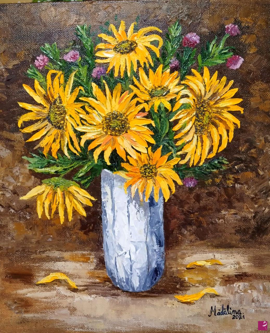 quadri in vendita online - Girasoli 