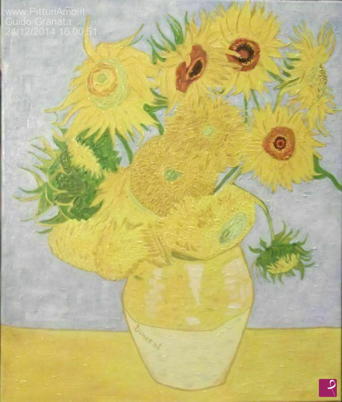 quadri in vendita online - Girasoli