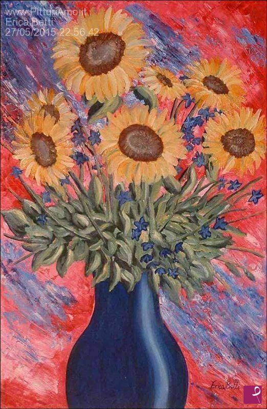quadri in vendita online - Girasoli