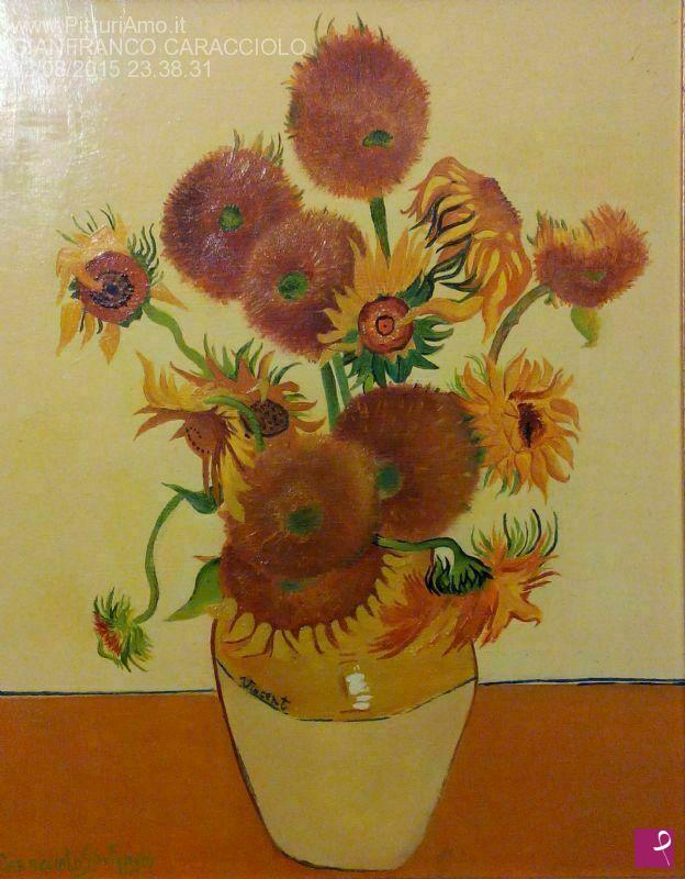 quadri in vendita online - Girasoli