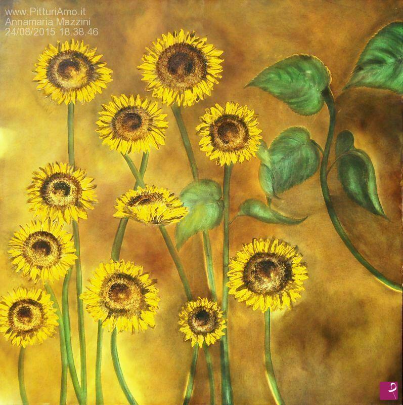 quadri in vendita online - GIRASOLI