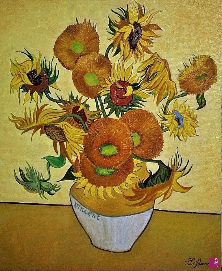 quadri in vendita online - Girasoli