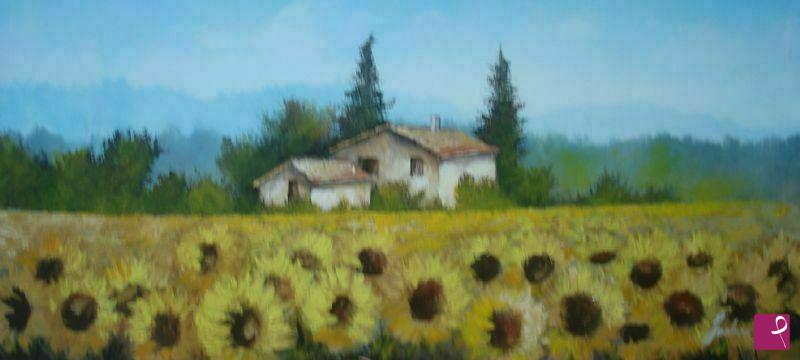 quadri in vendita online - girasoli