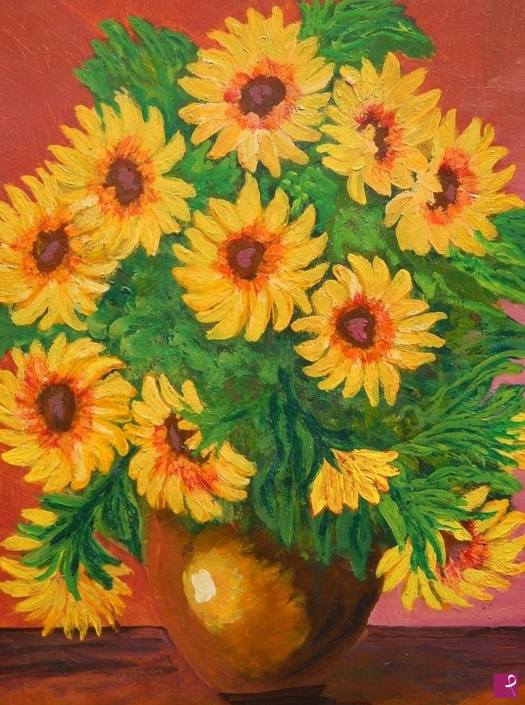quadri in vendita online - Girasoli