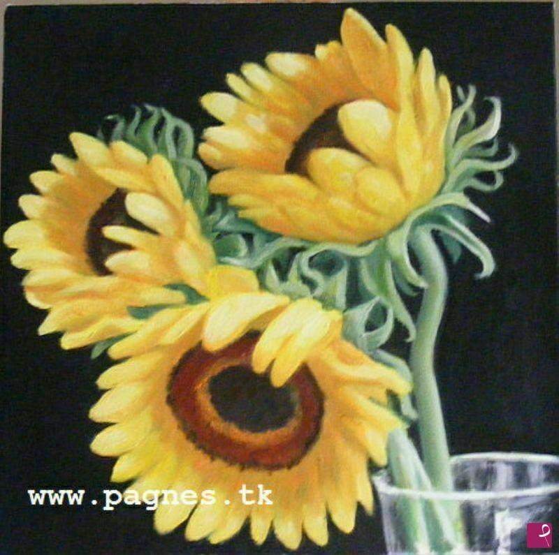 quadri in vendita online - Girasoli