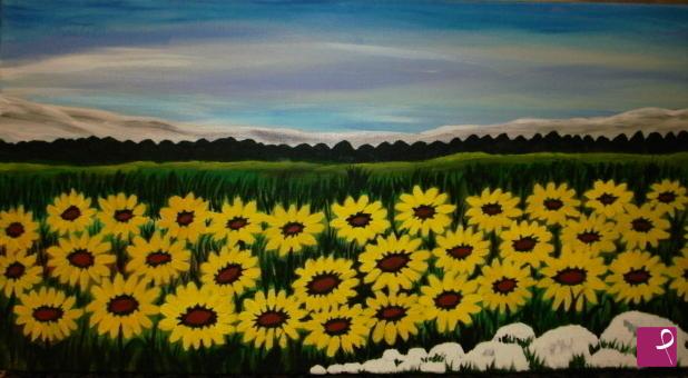quadri in vendita online - GIRASOLI