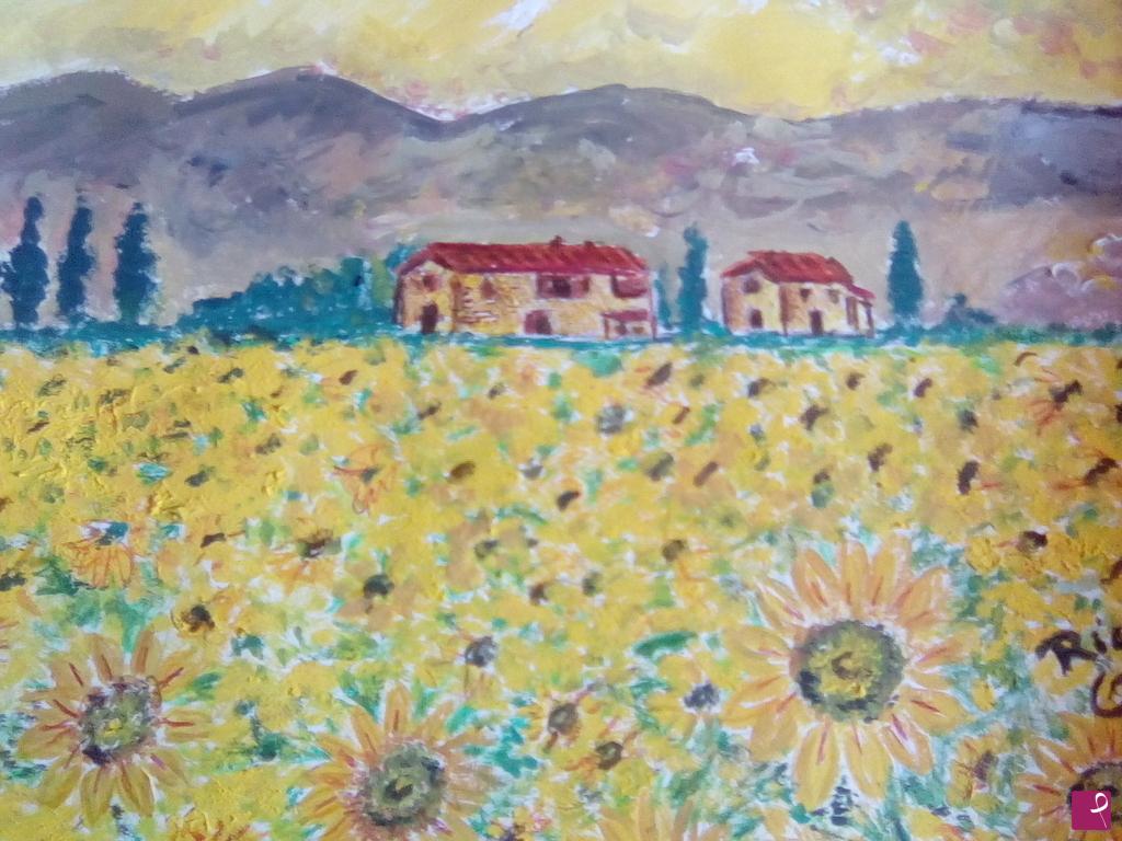 quadri in vendita online - Girasoli