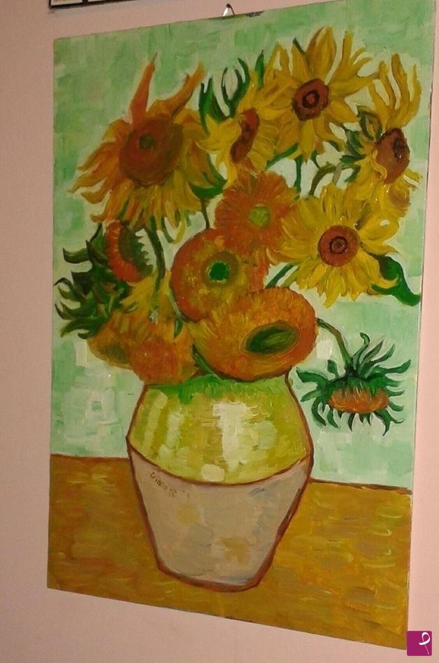 quadri in vendita online - Girasoli