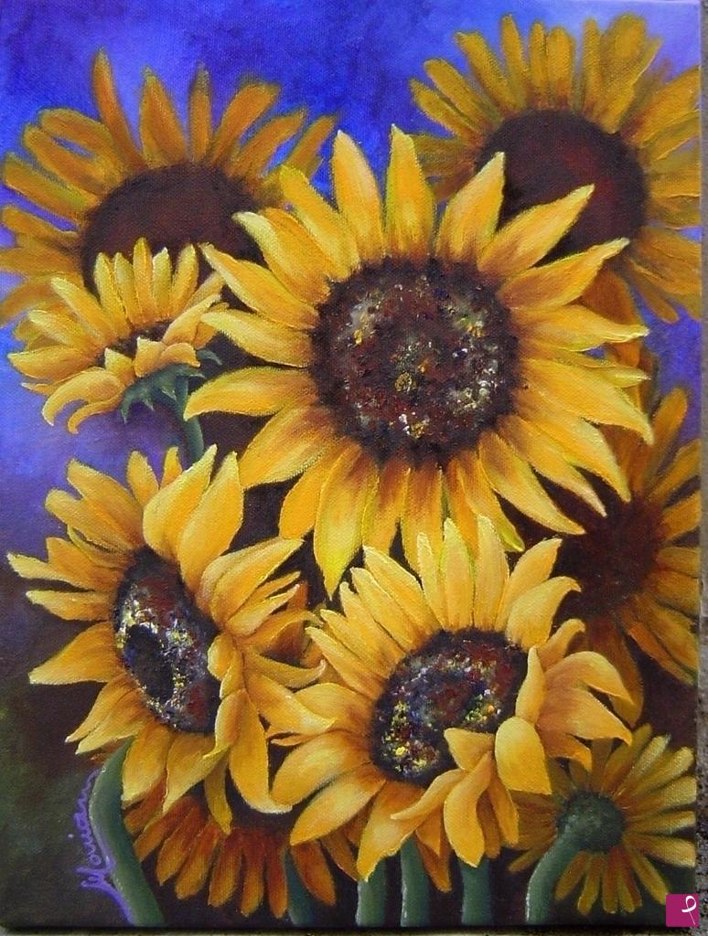 quadri in vendita online - Girasoli