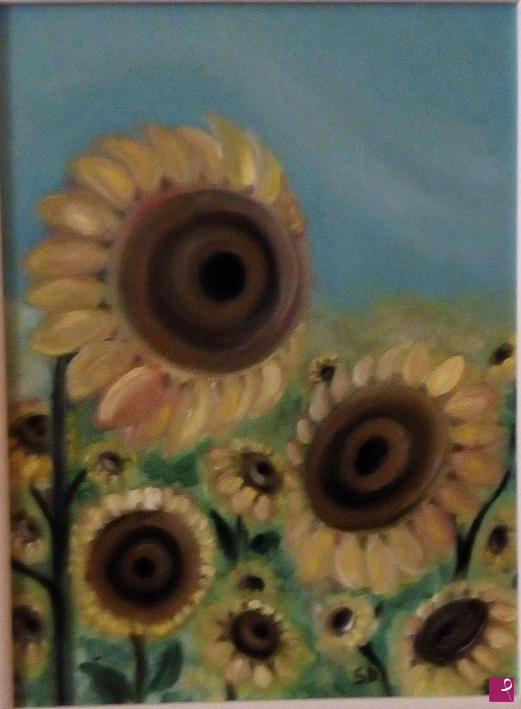 quadri in vendita online - Girasoli