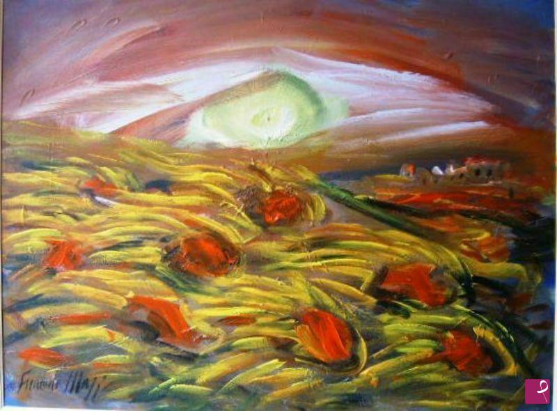 quadri in vendita online - GIRASOLI AL VENTO