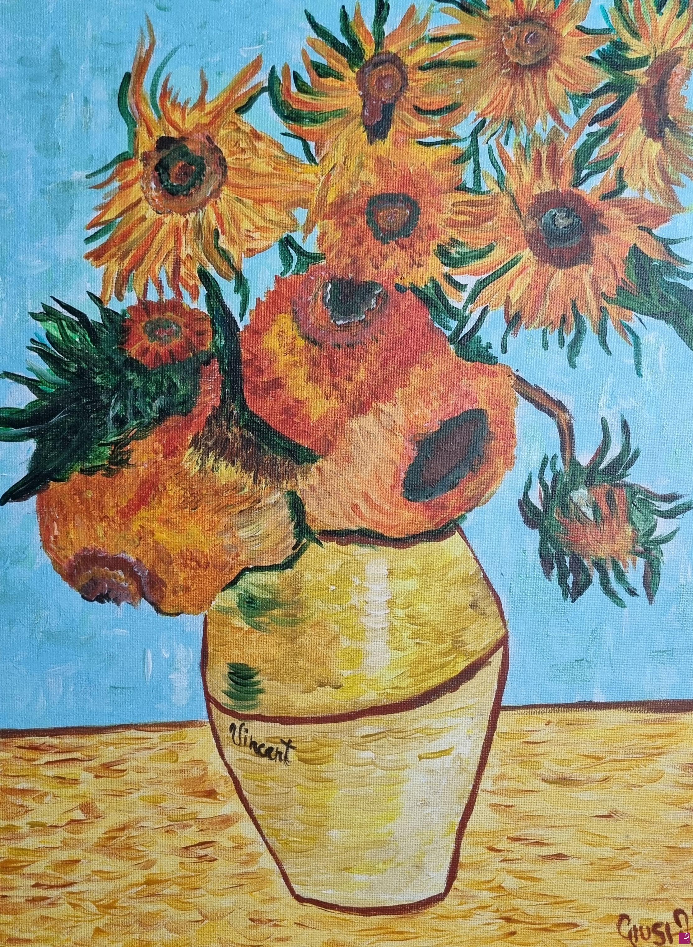 quadri in vendita online - Girasoli di Van Gogh