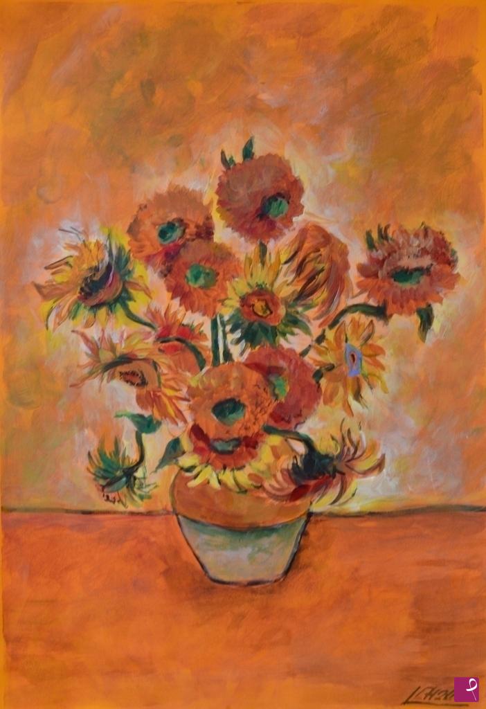 quadri in vendita online - Girasoli di Van Gogh