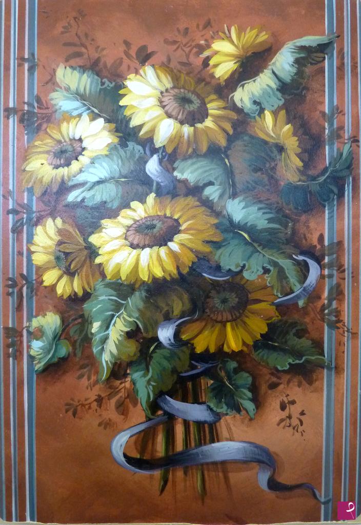 quadri in vendita online - Girasoli Pompeiani