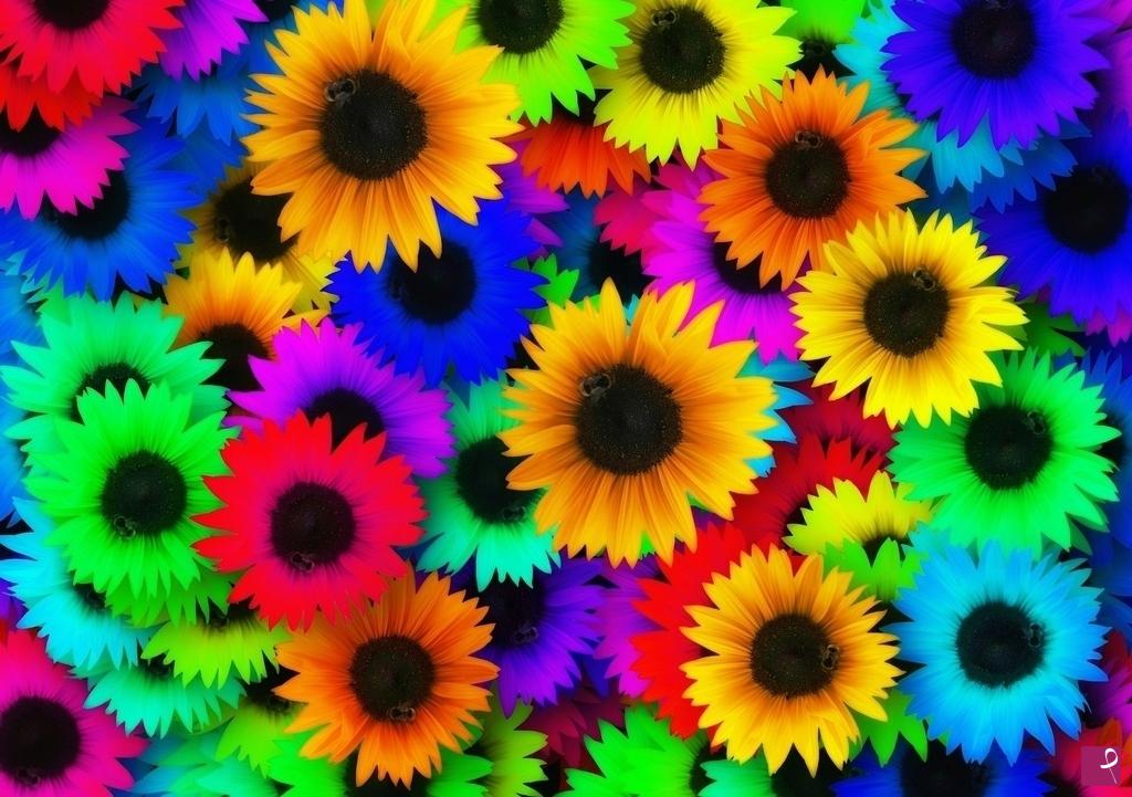 quadri in vendita online - girasoli pop