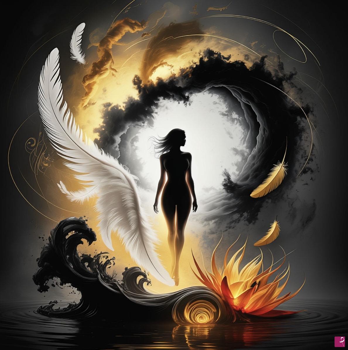 quadri in vendita online - Girl and her dreams