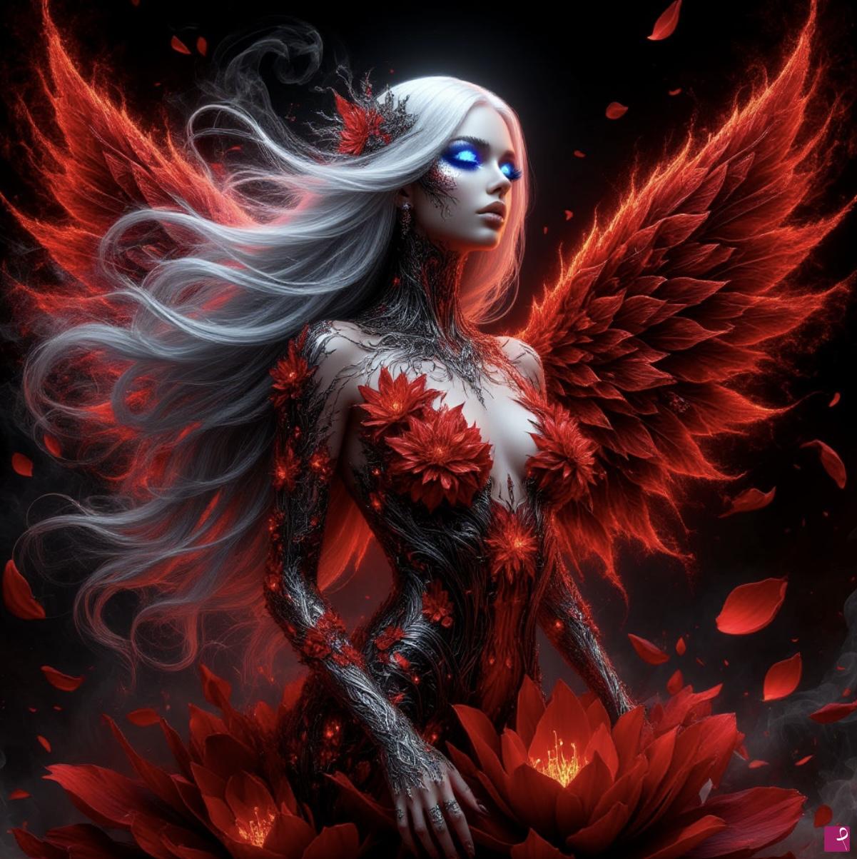 quadri in vendita online - Girl angel 