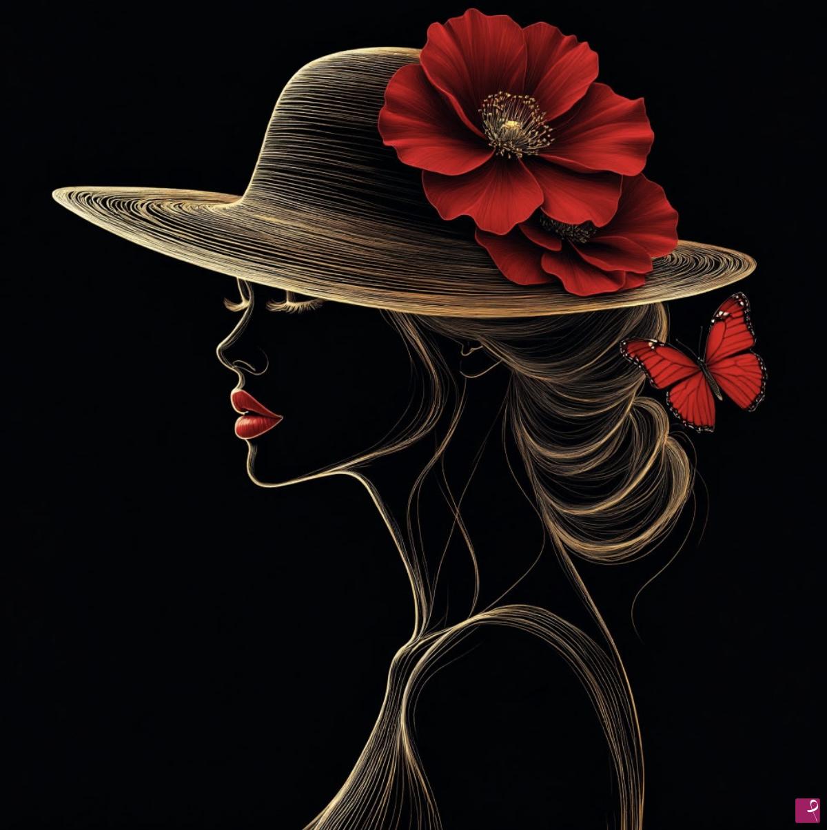 quadri in vendita online - girl drawing