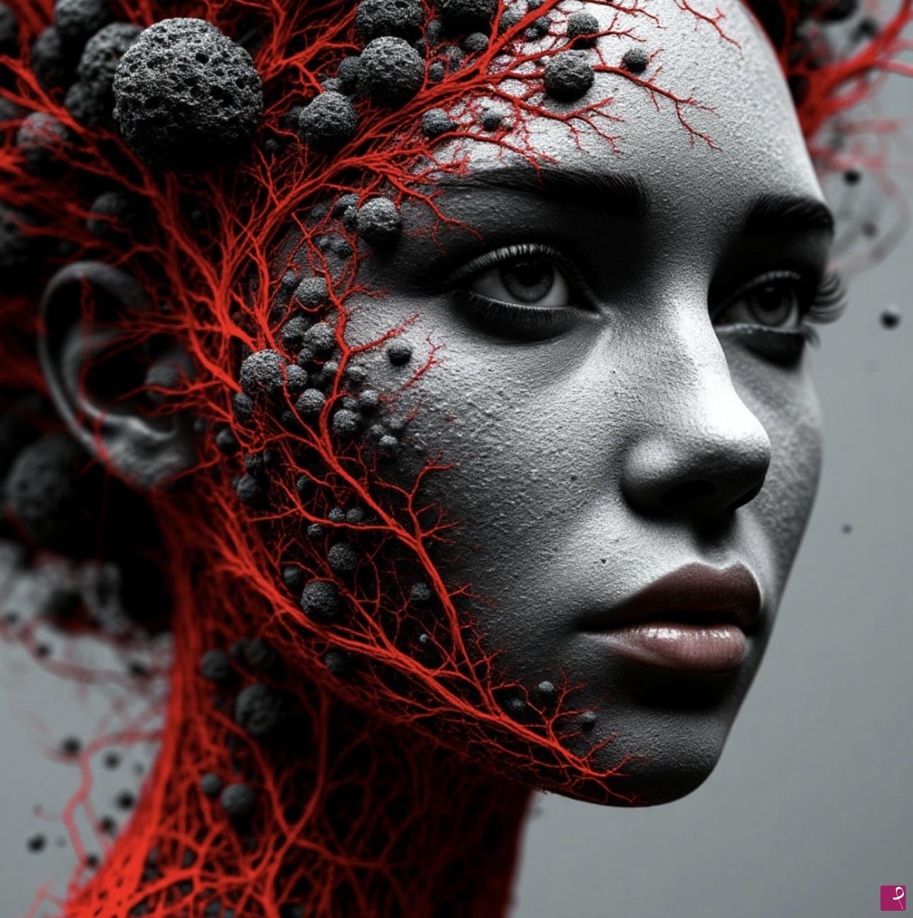 quadri in vendita online - Girl face 2