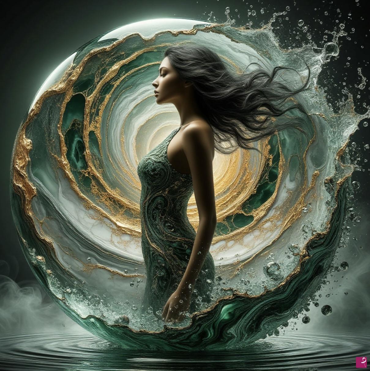 quadri in vendita online - Girl in a ball