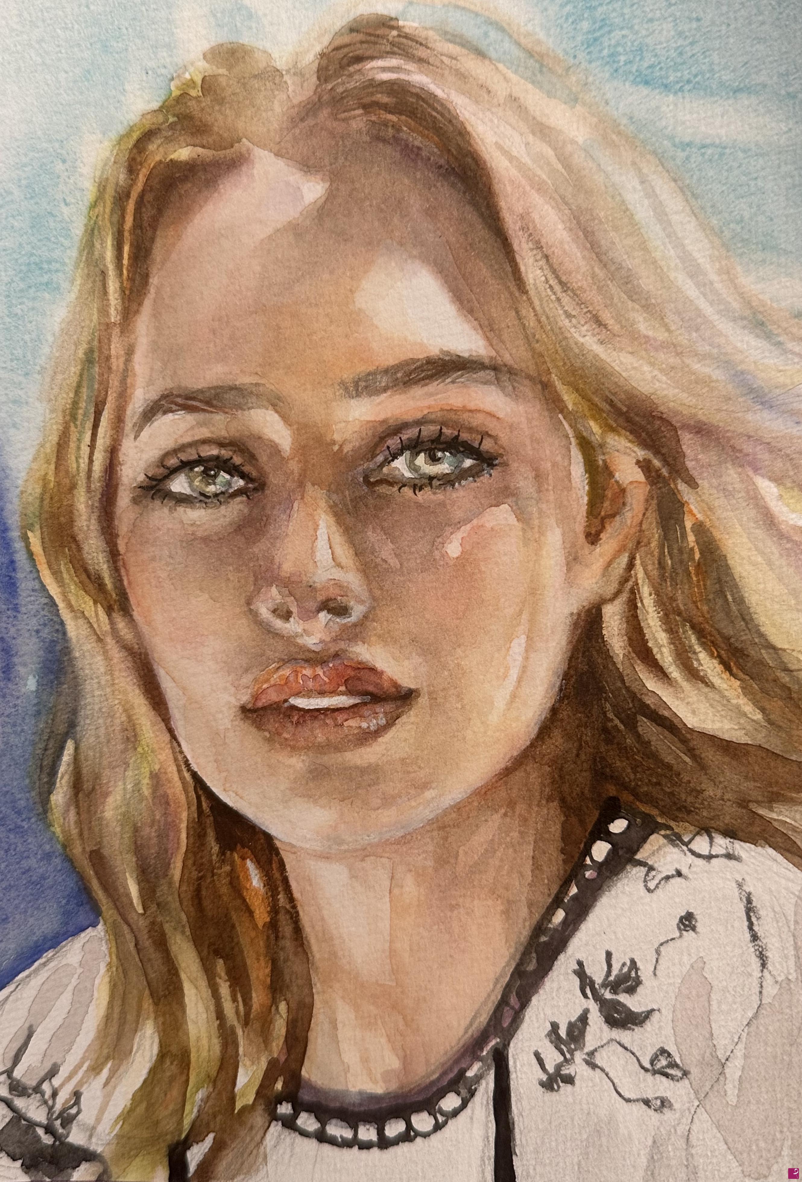 quadri in vendita online - Girl  in the sun