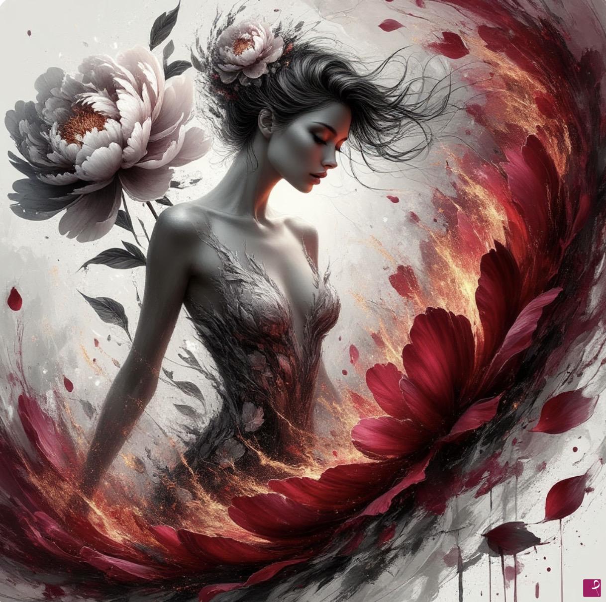 quadri in vendita online - Girl, rouse, fire…