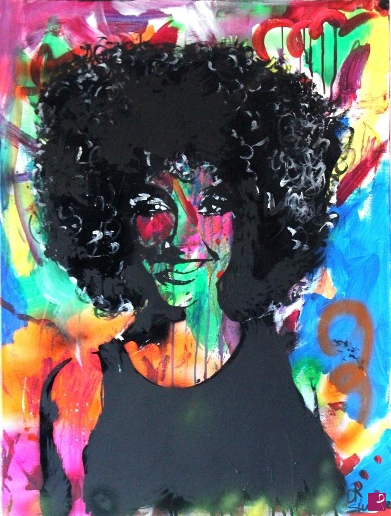 quadri in vendita online - Girl Smile