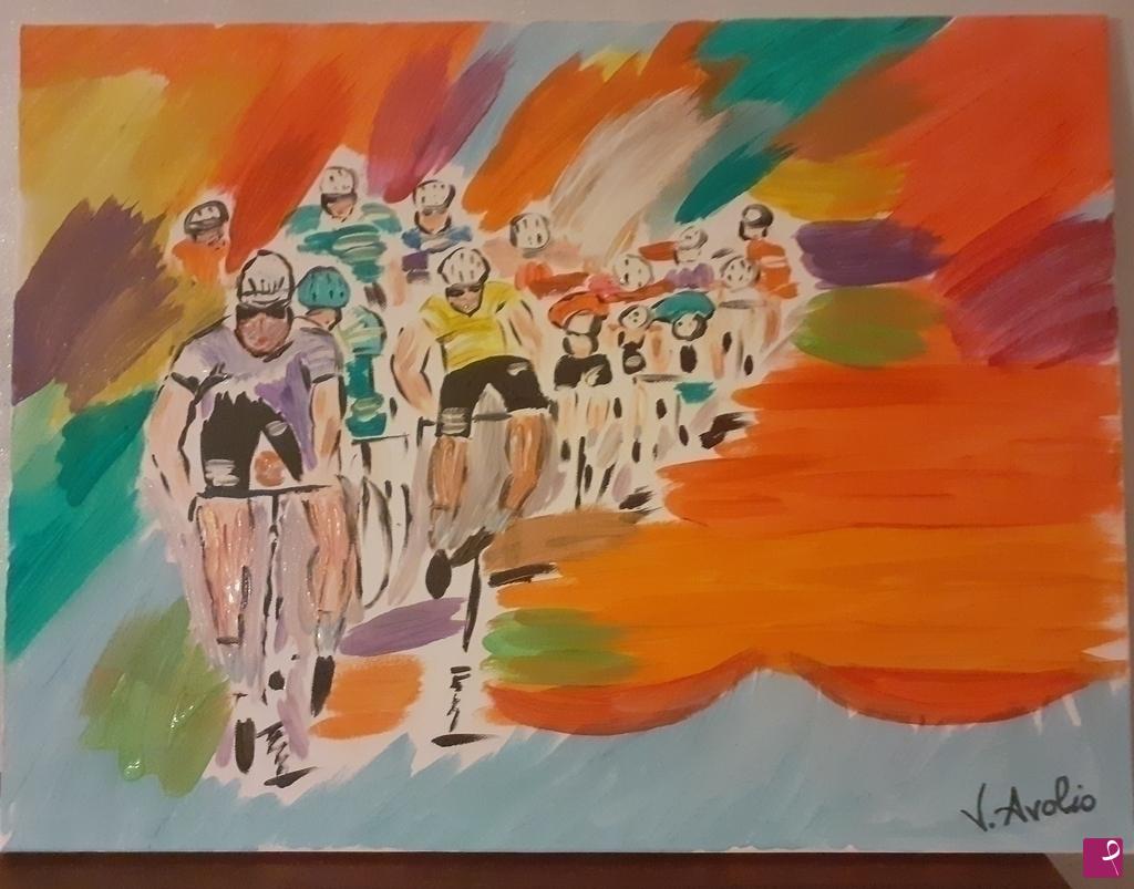 quadri in vendita online - Giro a colori