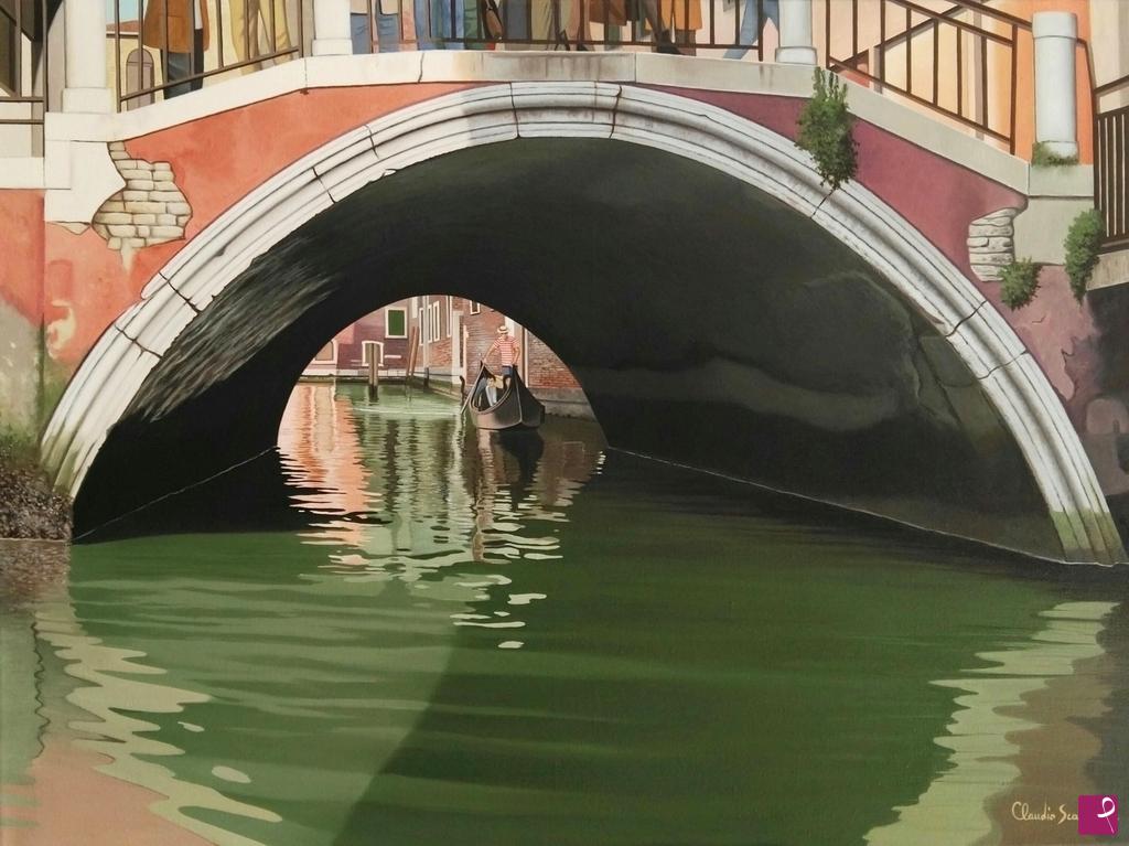 quadri in vendita online - Giro in gondola