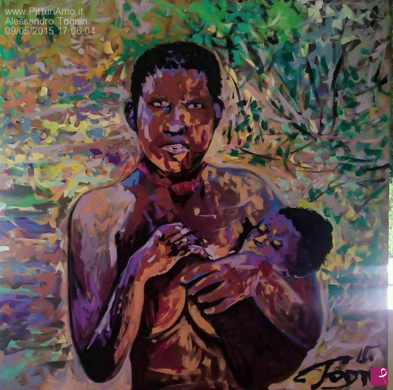 quadri in vendita online - Giuno,acrilico su tela,80x80cm,2015