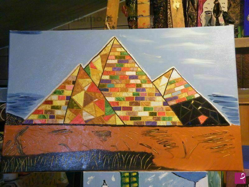 quadri in vendita online - Giza piramidi