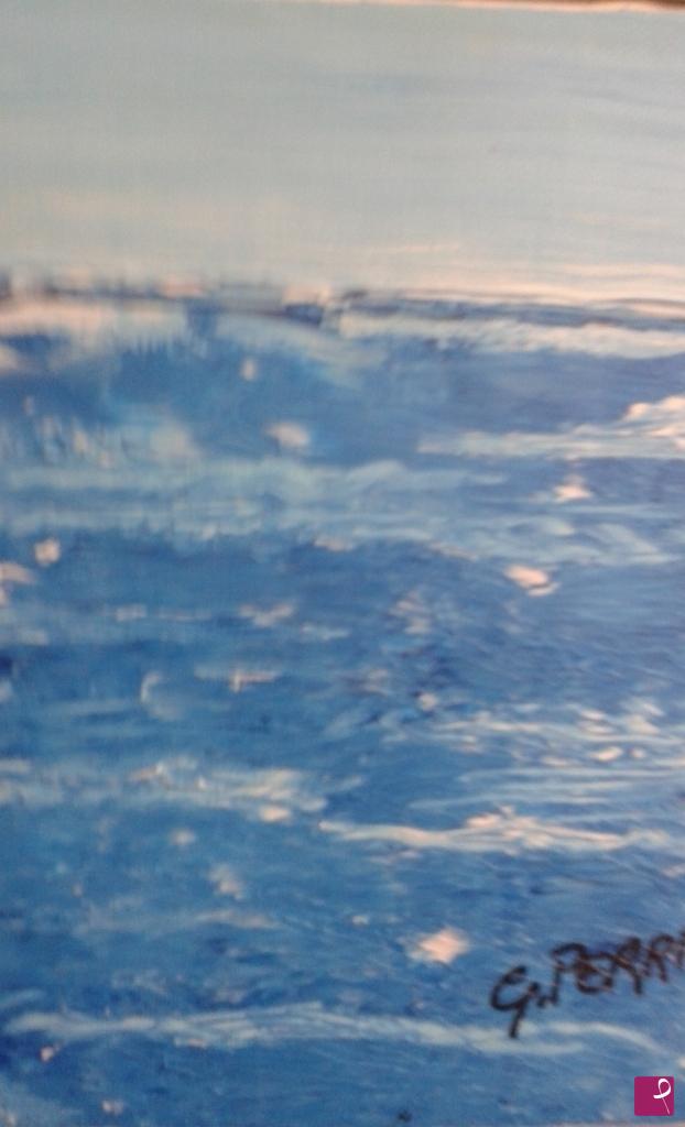 quadri in vendita online - Gizzeria- mare d'inverno