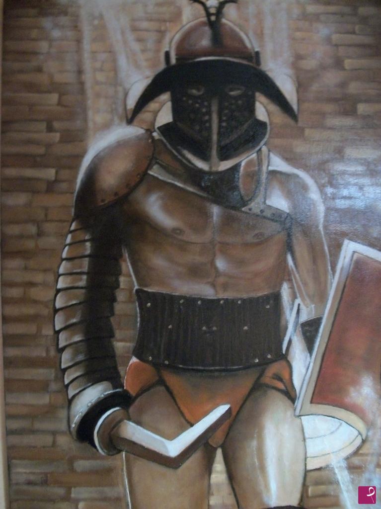 quadri in vendita online - Gladiatore dacia