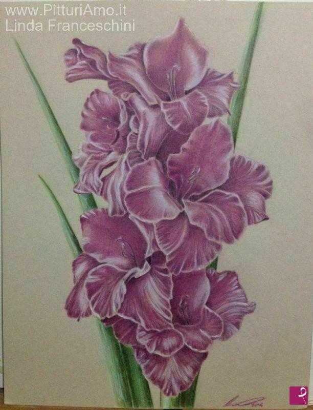 quadri in vendita online - GLADIOLI