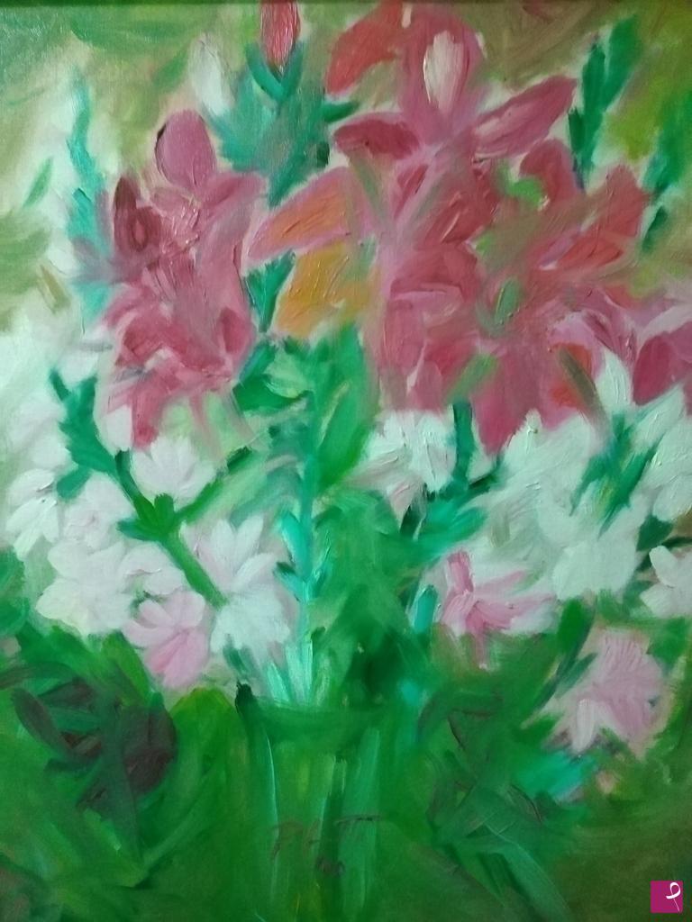 quadri in vendita online - Gladioli