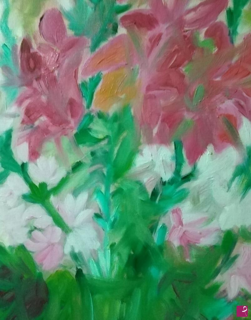 disponibile quadro - Gladioli - Paola Matilde Giovannetti Estensi