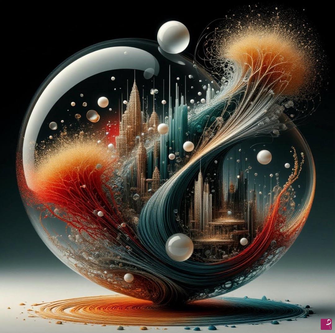 quadri in vendita online - Glass boll