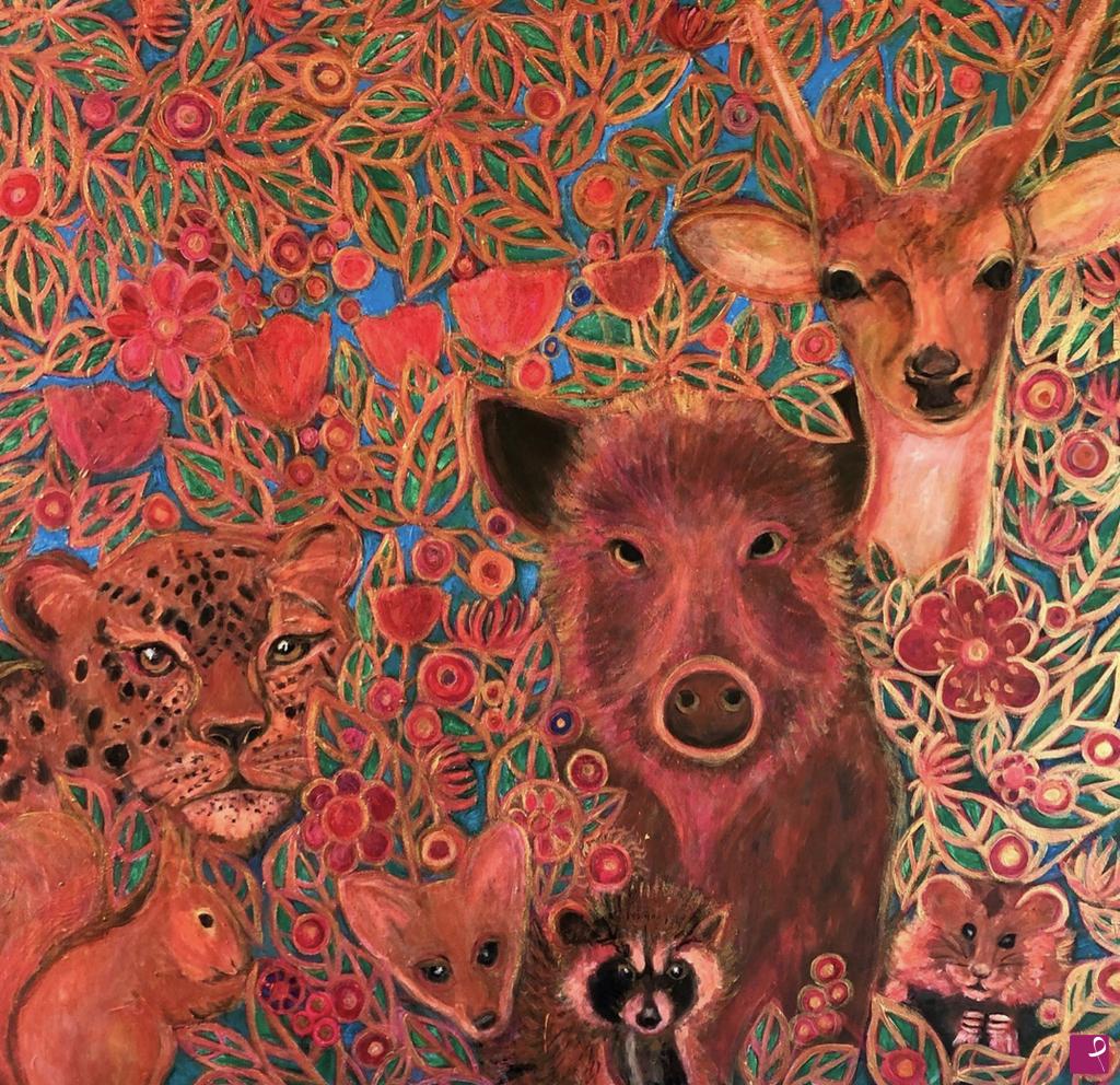 quadri in vendita online - Gli animali ci osservano
