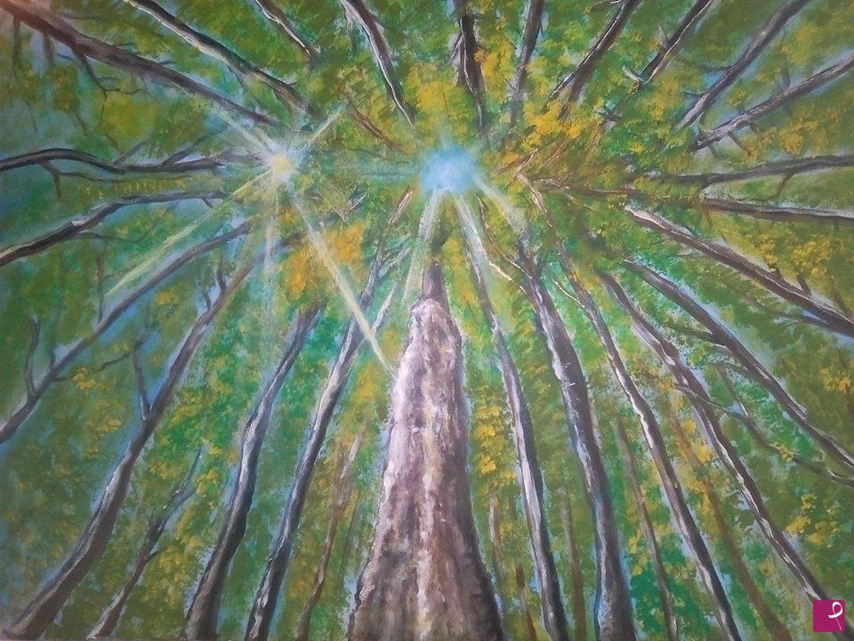 quadri in vendita online - gli spiriti degli alberi