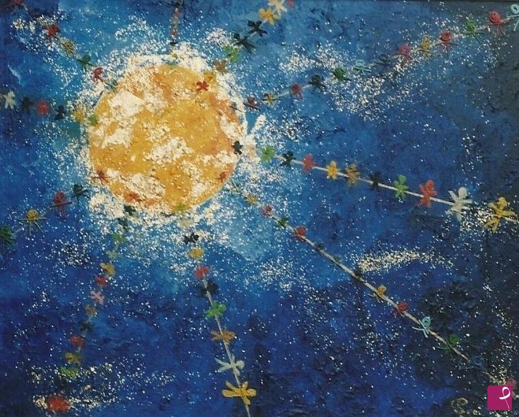 quadri in vendita online - GLI UOMINI VERSO LA LUCE
