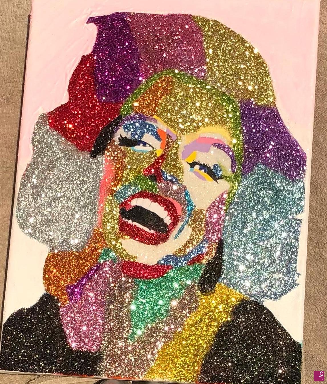 quadri in vendita online - Glitter Marilyn 