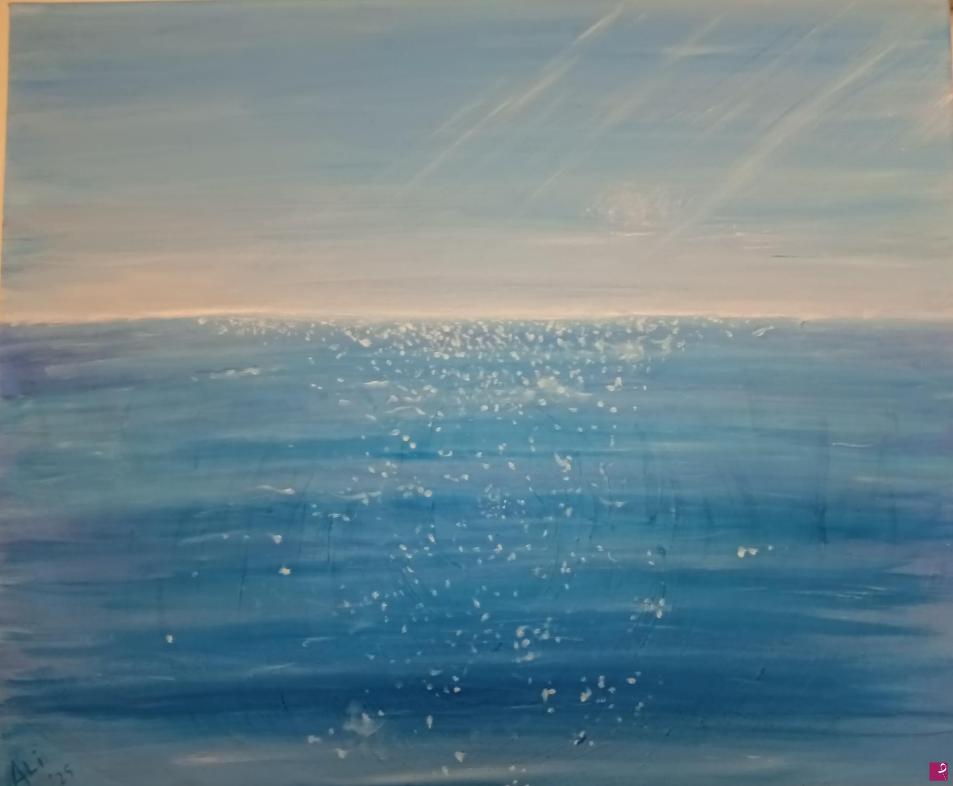 quadri in vendita online - Glittering of the sea