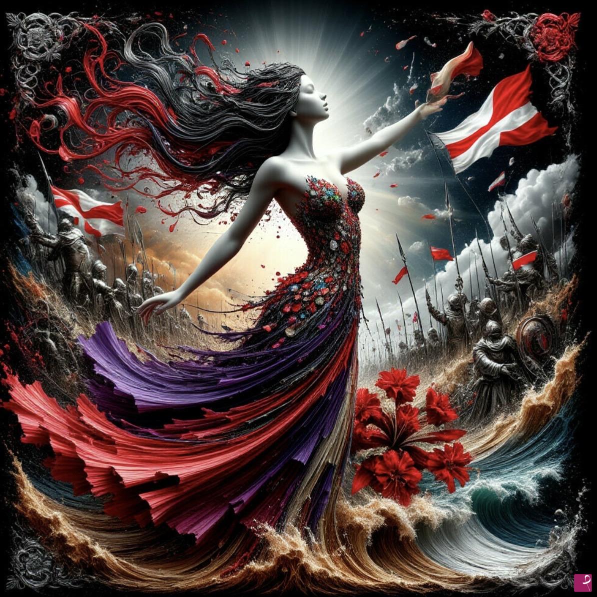 quadri in vendita online - Goddess of war