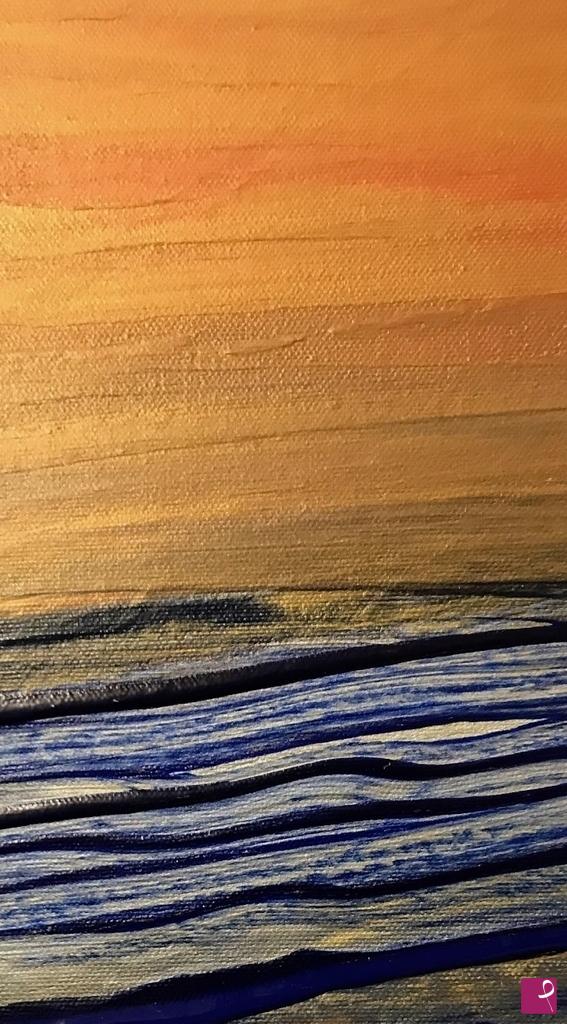 quadri in vendita online - Gold Sky