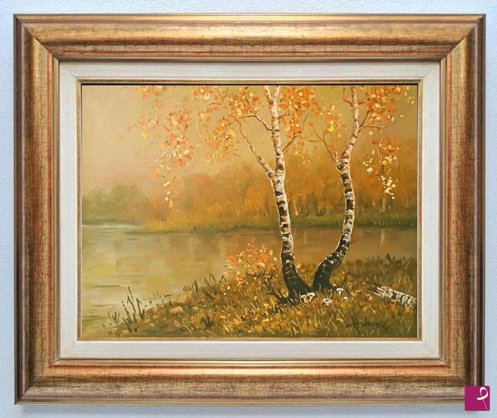quadri in vendita online - Golden autumn