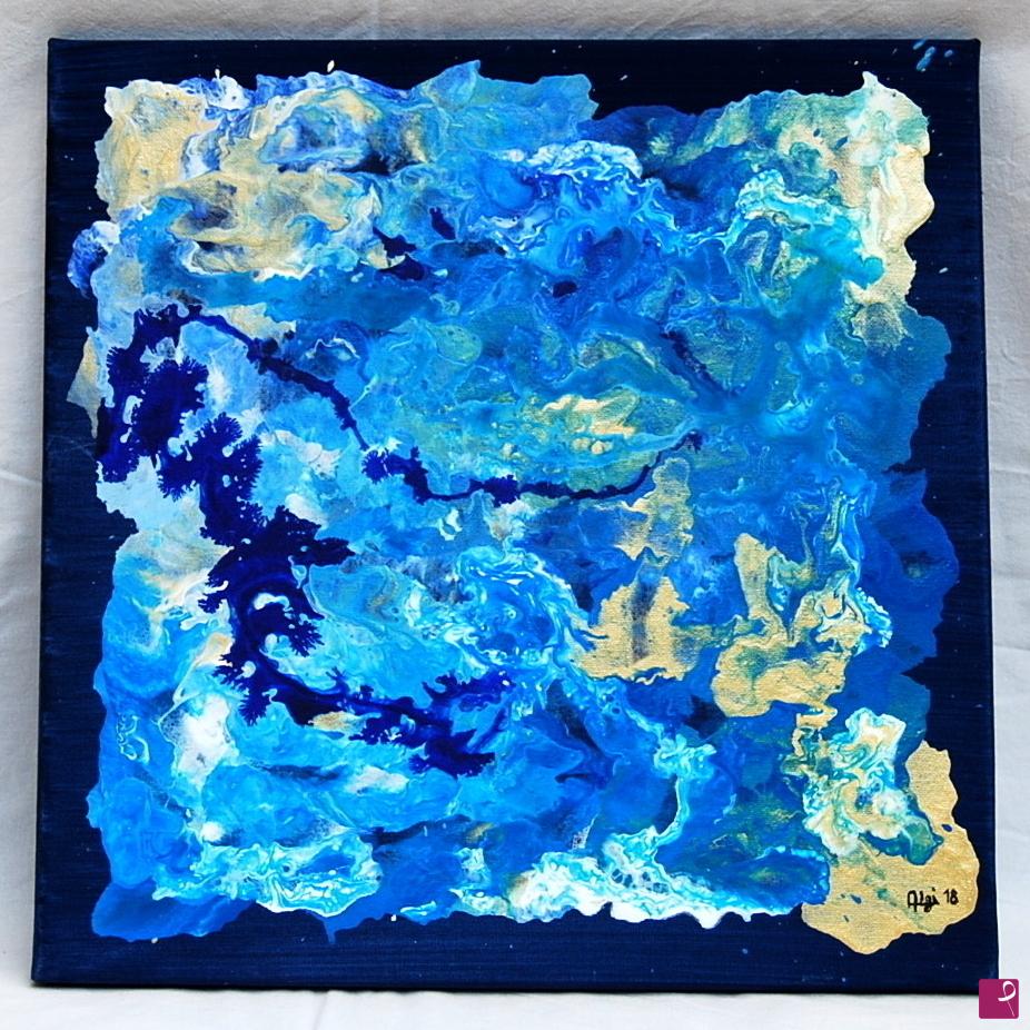 quadri in vendita online - golden blue