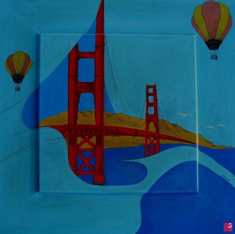 quadri in vendita online - Golden Gate Bridge