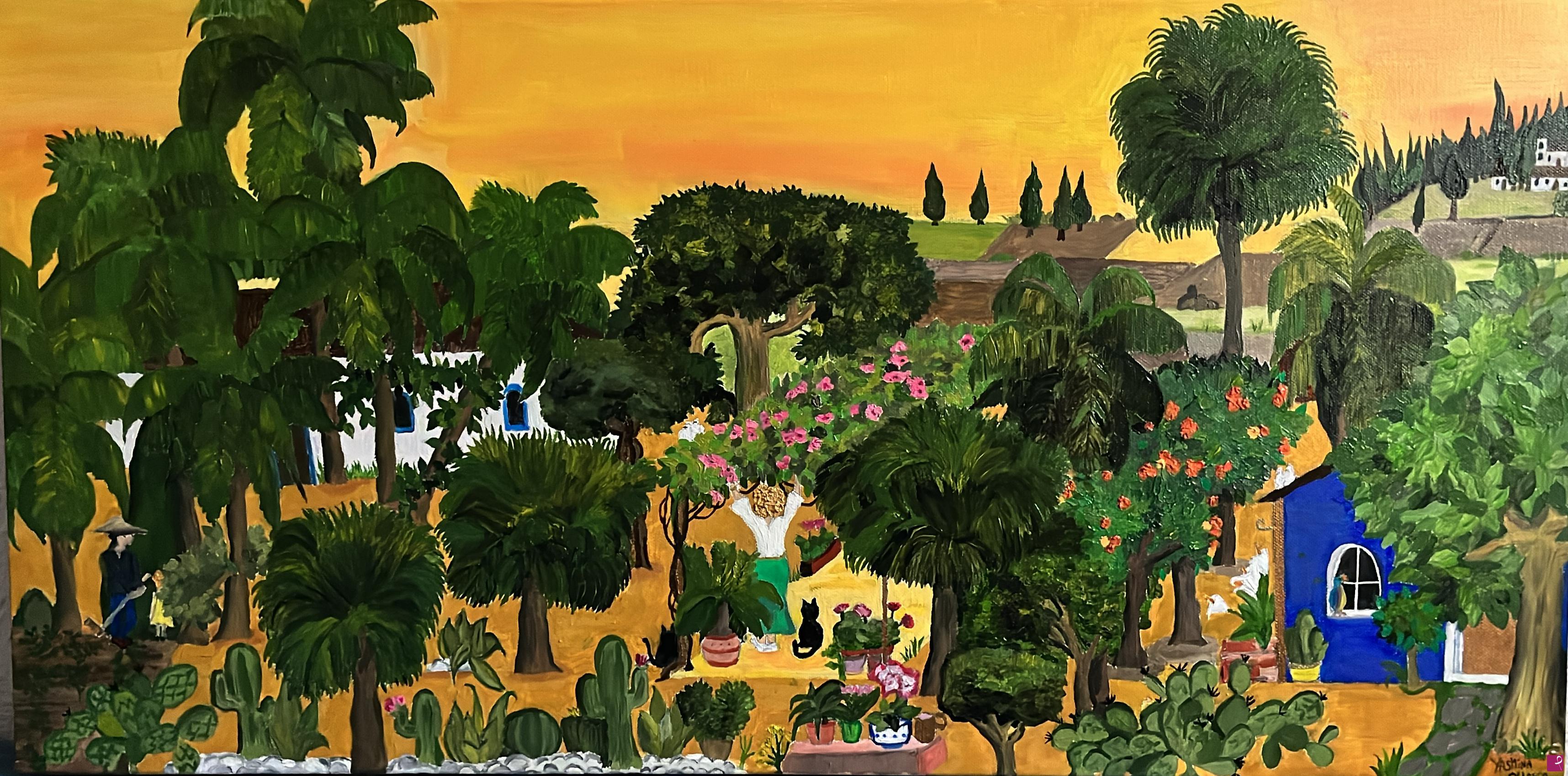 quadri in vendita online - Golden Orchard 